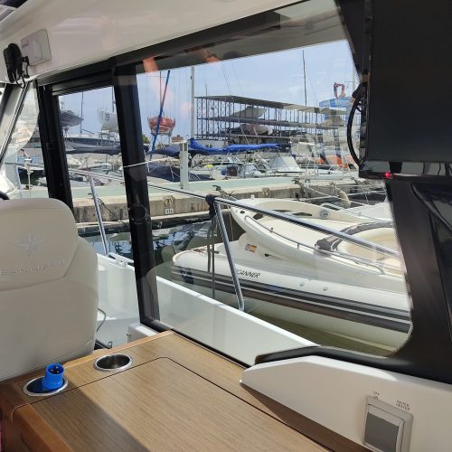 tintado lunas en barcos interior